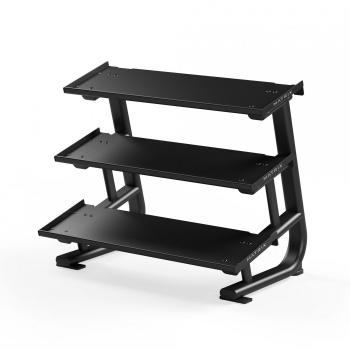 Короткая трехъярусная стойка для гантелей с плоскими полками Matrix MAGNUM MG-A544 s-dostavka - Спортивные силовые и кардио тренажеры . Спортивный тренажёр в Екатеринбурге