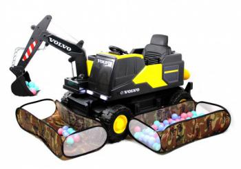 Детский электромобиль трактор Volvo (Y444YY) желтый - Спортивные силовые и кардио тренажеры . Спортивный тренажёр в Екатеринбурге