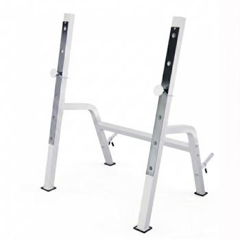 Стойка для штанги DFC GORILLA белая 201321W/2 - Спортивные силовые и кардио тренажеры . Спортивный тренажёр в Екатеринбурге