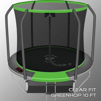 Каркасный батут Clear Fit GreenHop 10Ft уличный спортдоставка - Спортивные силовые и кардио тренажеры . Спортивный тренажёр в Екатеринбурге