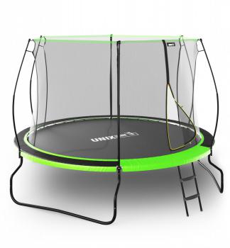 Батут UNIX Line НЛО / UFO 10 ft (305 см) зеленый с защитной сеткой TRUF10GR3 васил - Спортивные силовые и кардио тренажеры . Спортивный тренажёр в Екатеринбурге