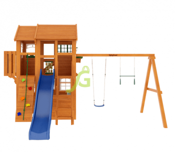 Детская площадка IgraGrad Клубный домик 3 Luxe роспитспорт - Спортивные силовые и кардио тренажеры . Спортивный тренажёр в Екатеринбурге