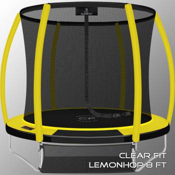 Каркасный батут Clear Fit LemonHop 8Ft с сеткой спортдоставка - Спортивные силовые и кардио тренажеры . Спортивный тренажёр в Екатеринбурге