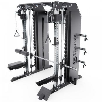 Мультистанция и машина Смита STEELVER SV9201 - Спортивные силовые и кардио тренажеры . Спортивный тренажёр в Екатеринбурге