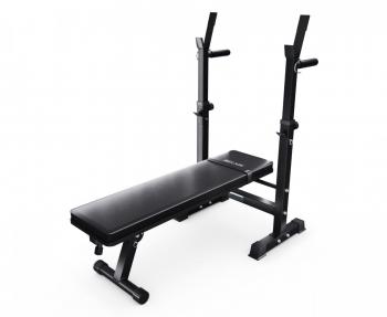 Усиленная скамья со стойками под штангу DFC MELKIN MKBP01 тренажер для дома - Спортивные силовые и кардио тренажеры . Спортивный тренажёр в Екатеринбурге