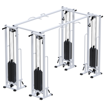 Двойной кроссовер на базе реабилитационной рамы стеки тренажер Потапова Sabirgym SG082.4*100*2050 стеки 4х100 кг ironking - Спортивные силовые и кардио тренажеры . Спортивный тренажёр в Екатеринбурге