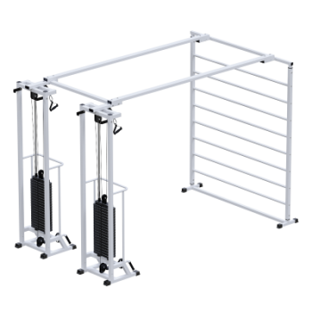 Профессиональный тренажер реабилитационный Биотонус-2+шведская стенка стек 2х100кг Sabirgym SG088.2*2400*100 екатеринбургспорт узси - Спортивные силовые и кардио тренажеры . Спортивный тренажёр в Екатеринбурге