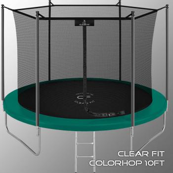 Каркасный батут Clear Fit ColorHop 10Ft зеленый уличный спорт доставка - Спортивные силовые и кардио тренажеры . Спортивный тренажёр в Екатеринбурге