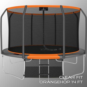 Каркасный батут Clear Fit OrangeHop 14Ft уличный swat - Спортивные силовые и кардио тренажеры . Спортивный тренажёр в Екатеринбурге