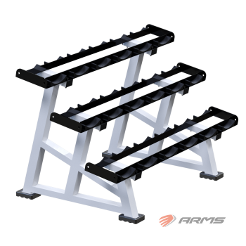Гантельная стойка на 9 пар УЗСИ AR104 - Спортивные силовые и кардио тренажеры . Спортивный тренажёр в Екатеринбурге