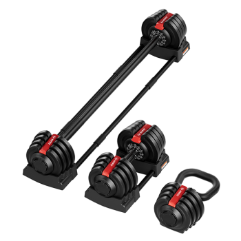 Набор регулируемый штанга+гантель+гиря HYFIT 18 кг - Спортивные силовые и кардио тренажеры . Спортивный тренажёр в Екатеринбурге