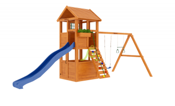 Детская площадка IgraGrad Клубный домик - Спортивные силовые и кардио тренажеры . Спортивный тренажёр в Екатеринбурге