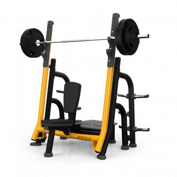 Олимпийская скамья для жима на плечи с доводчиком Matrix MAGNUM MG-A645 Спортдоставка - Спортивные силовые и кардио тренажеры . Спортивный тренажёр в Екатеринбурге