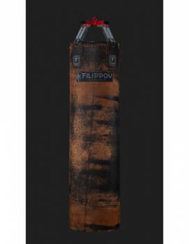 Боксерский мешок DIKO FILIPPOV из буйволиной кожи на пружинах 110см/40см/43-45кг роспитспорт - Спортивные силовые и кардио тренажеры . Спортивный тренажёр в Екатеринбурге