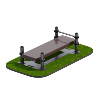 Скамья для поднимания туловища из положения лежа на спине Sabirgym SGAV021 росптиспорт - Спортивные силовые и кардио тренажеры . Спортивный тренажёр в Екатеринбурге