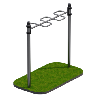 Гимнастический снаряд уличный П-образный рукоход Sabirgym SGAV150 василжим - Спортивные силовые и кардио тренажеры . Спортивный тренажёр в Екатеринбурге