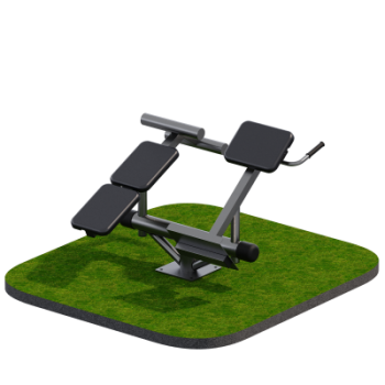 Уличный тренажер сдвоенный для разгибательных мышц спины и больших ягодичных мышц Sabirgym SGAV250 - Спортивные силовые и кардио тренажеры . Спортивный тренажёр в Екатеринбурге