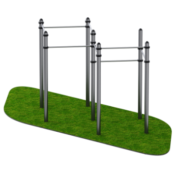 Уличный тренажёр для реабилитации Восемь перекладин Sabirgym SGINVAR103 - Спортивные силовые и кардио тренажеры . Спортивный тренажёр в Екатеринбурге