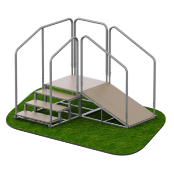 Уличный тренажёр Горка для ходьбы реабилитационная Sabirgym SGINVAR200 - Спортивные силовые и кардио тренажеры . Спортивный тренажёр в Екатеринбурге