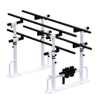 Брусья реабилитационные с коленоупорами Sabirgym SGINVAR205 black step - Спортивные силовые и кардио тренажеры . Спортивный тренажёр в Екатеринбурге