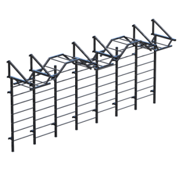 Стенка гимнастическая рукоход Sabirgym SGCROSS200 для функционального тренинга и кроссфита sportsman - Спортивные силовые и кардио тренажеры . Спортивный тренажёр в Екатеринбурге