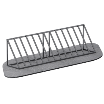 Велопарковка на 7 мест Sabirgym SGLS001.1 металлическая василжим - Спортивные силовые и кардио тренажеры . Спортивный тренажёр в Екатеринбурге