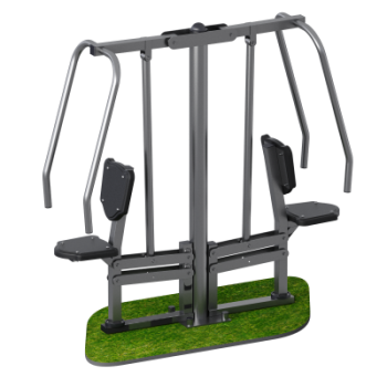 Тренажер для улицы Горизонтальный жим (двойной) Sabirgym SGMS051 vasilgym - Спортивные силовые и кардио тренажеры . Спортивный тренажёр в Екатеринбурге
