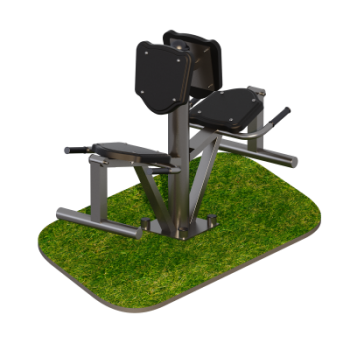 Тренажер для улицы Разгибание ног двойной Sabirgym SGMS067.1 proven quality - Спортивные силовые и кардио тренажеры . Спортивный тренажёр в Екатеринбурге