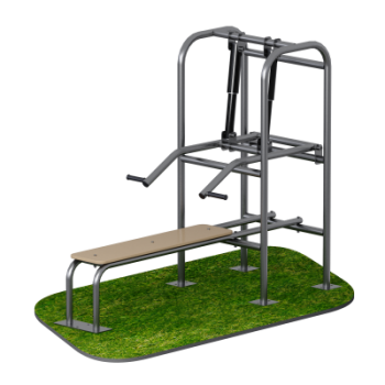 Уличный тренажер для жима лежа Sabirgym SGMS077.2 - Спортивные силовые и кардио тренажеры . Спортивный тренажёр в Екатеринбурге