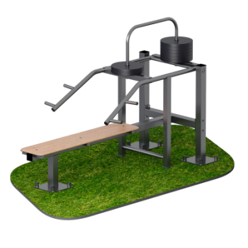 Уличный тренажер жим лежа Sabirgym SGMS077 с изменяемой нагрузкой vasil-gym - Спортивные силовые и кардио тренажеры . Спортивный тренажёр в Екатеринбурге
