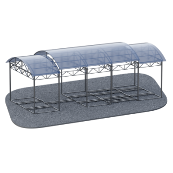 Теневой навес Sabirgym SGMS303 - Спортивные силовые и кардио тренажеры . Спортивный тренажёр в Екатеринбурге