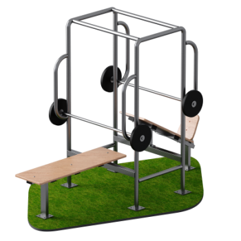 Уличный комплекс для жима Sabirgym SGMS500 vasilgym - Спортивные силовые и кардио тренажеры . Спортивный тренажёр в Екатеринбурге