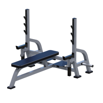 Профессиональный силовой тренажер Скамья для жима горизонтальная Sabirgym SGMSX100 росптиспорт - Спортивные силовые и кардио тренажеры . Спортивный тренажёр в Екатеринбурге