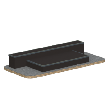 Мэнуал бокс с гранью Sabirgym SGSPM3032L для скейт-парков swat - Спортивные силовые и кардио тренажеры . Спортивный тренажёр в Екатеринбурге