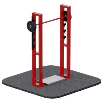 Уличный тренажер для приседания со штангой Sabirgym SGTZ020-050 с изменяемой нагрузкой - Спортивные силовые и кардио тренажеры . Спортивный тренажёр в Екатеринбурге