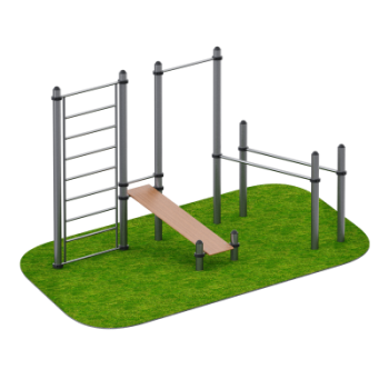 Атлетический комплекс для улицы Пелея Sabirgym SGWOK203 proven quality - Спортивные силовые и кардио тренажеры . Спортивный тренажёр в Екатеринбурге