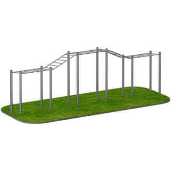 Тренажер для улицы Рукоход разноуровневый Sabirgym SGWOK401 васил - Спортивные силовые и кардио тренажеры . Спортивный тренажёр в Екатеринбурге