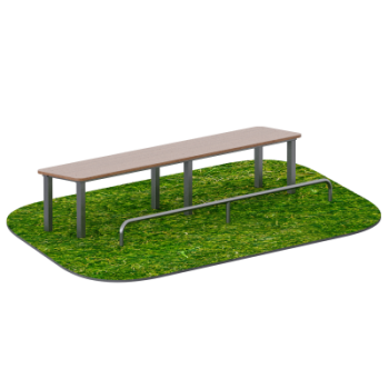 Уличный тренажер Скамья для пресса с упором для ног Sabirgym SGWOK403 - Спортивные силовые и кардио тренажеры . Спортивный тренажёр в Екатеринбурге