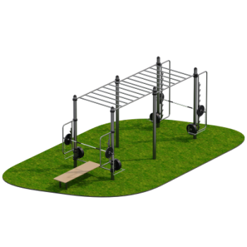 Уличный комплекс для воркаута Фобос Sabirgym SGWOK500 - Спортивные силовые и кардио тренажеры . Спортивный тренажёр в Екатеринбурге