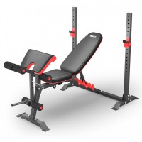Скамья силовая со стойками UNIX Fit BENCH 130DD BSBNRK130DD тренажер - Спортивные силовые и кардио тренажеры . Спортивный тренажёр в Екатеринбурге