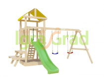 Детская площадка IgraGrad Крафтик со столиком  - Спортивные силовые и кардио тренажеры . Спортивный тренажёр в Екатеринбурге
