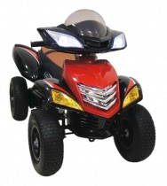 Детский электроквадроцикл E005KX-A красный (кожа)  - Спортивные силовые и кардио тренажеры . Спортивный тренажёр в Екатеринбурге