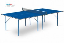 Теннисный стол для помещения swat Hobby Light blue облегченная модель теннисного стола 6016 - Спортивные силовые и кардио тренажеры . Спортивный тренажёр в Екатеринбурге