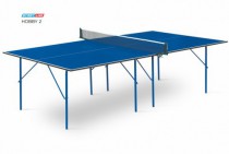 Теннисный стол для помещения swat Hobby 2 blue любительский стол для использования в помещениях 6010 - Спортивные силовые и кардио тренажеры . Спортивный тренажёр в Екатеринбурге