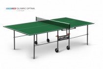 Теннисный стол для помещения swat Olympic Optima green компактный для небольших помещений 6023-3 - Спортивные силовые и кардио тренажеры . Спортивный тренажёр в Екатеринбурге